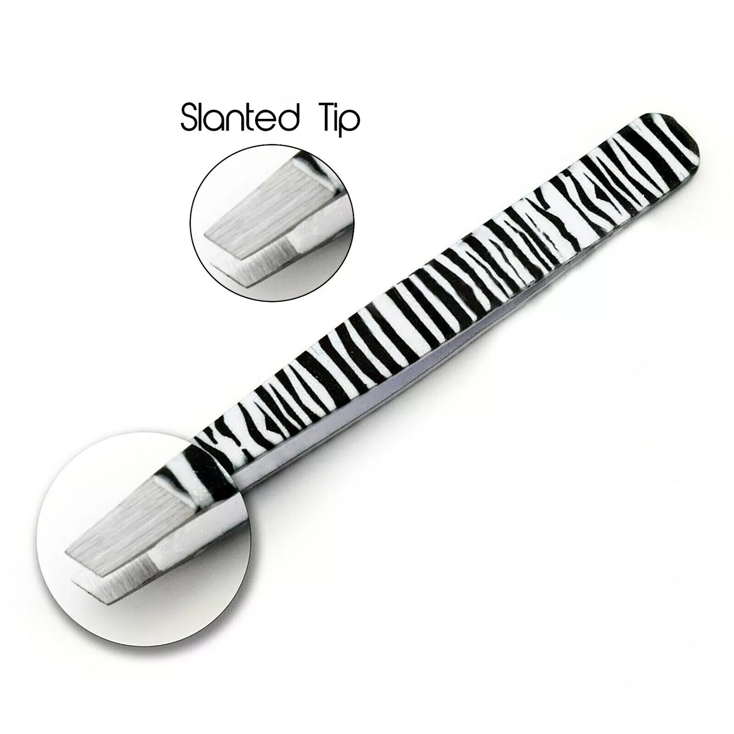 6 Piece Tweezers Set for Facial Hair and Precision Grooming