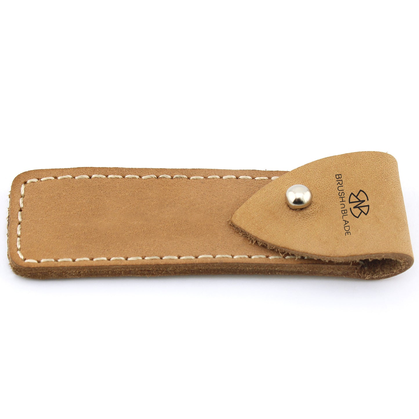 Nose Trimmer with Leather Pouch in Brown