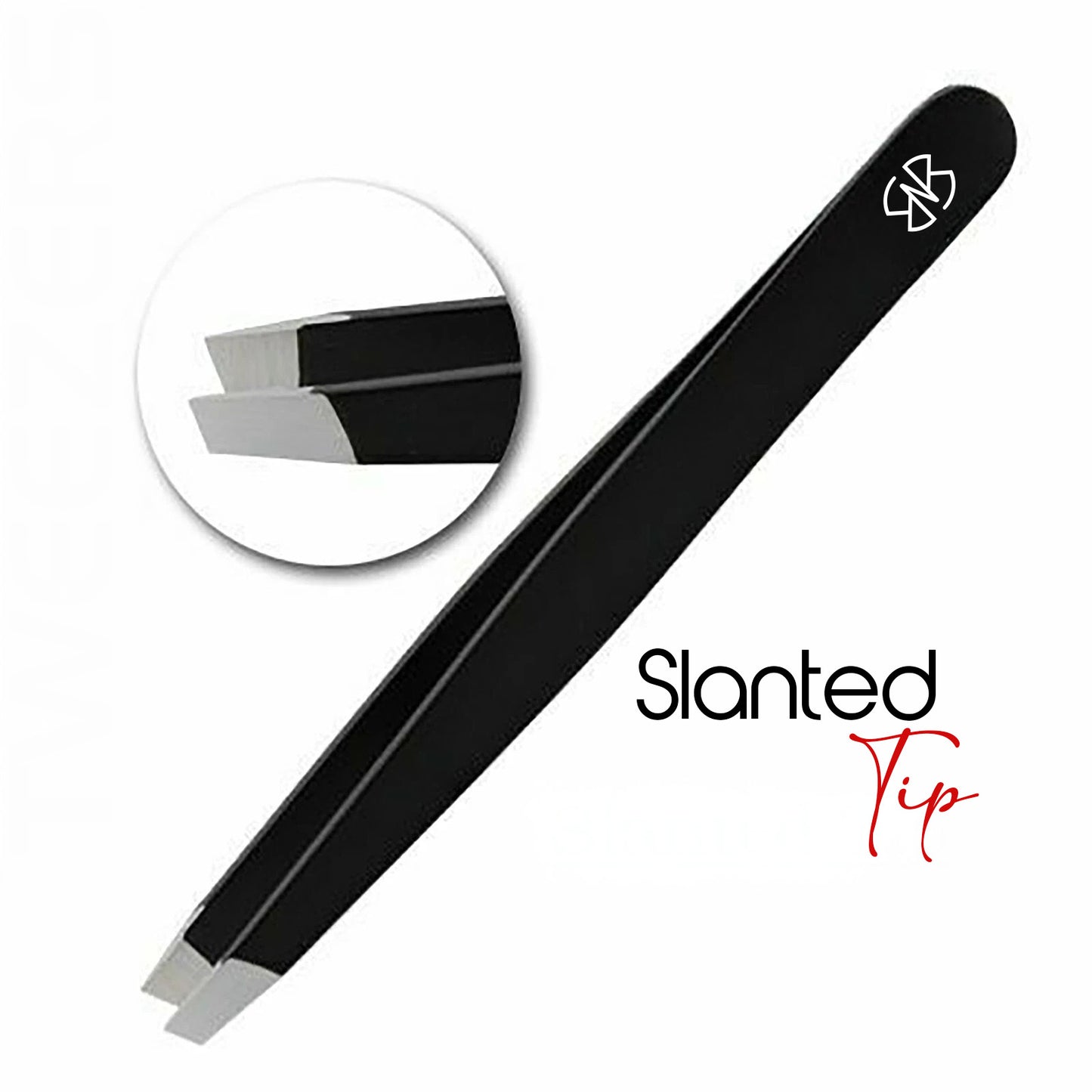 6 Piece Tweezers Set for Facial Hair and Precision Grooming