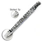 6 Piece Tweezers Set for Facial Hair and Precision Grooming