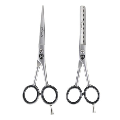 6 Inch Hairdressing Scissor Set with Hair Cutting and Thinning Scissors