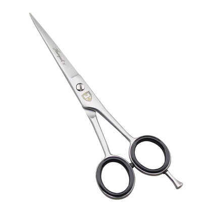 6 Inch Stainless Steel Hair Cutting Scissor with Black Finger Rings