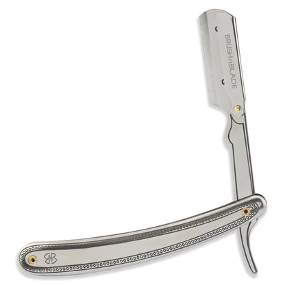 Stainless Steel Cut Throat Razor Silver