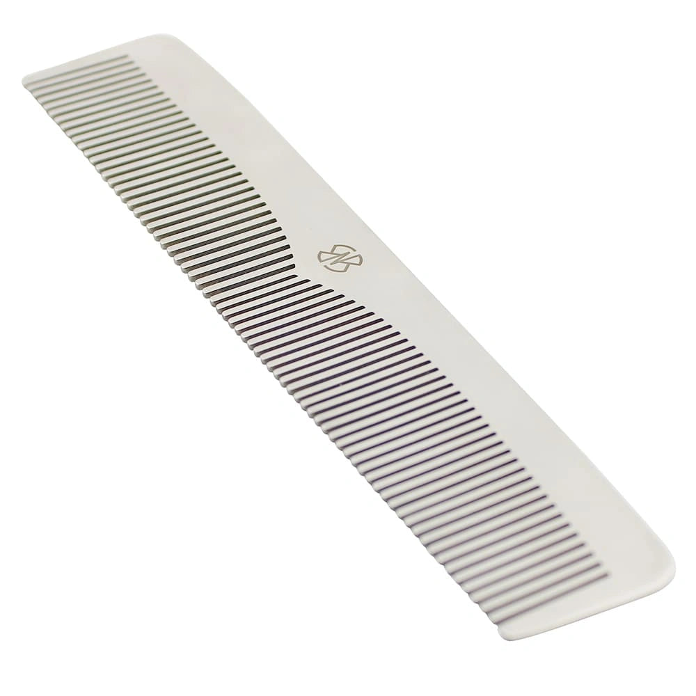 6.7" Chrome Steel Hair Comb for Professional Grooming