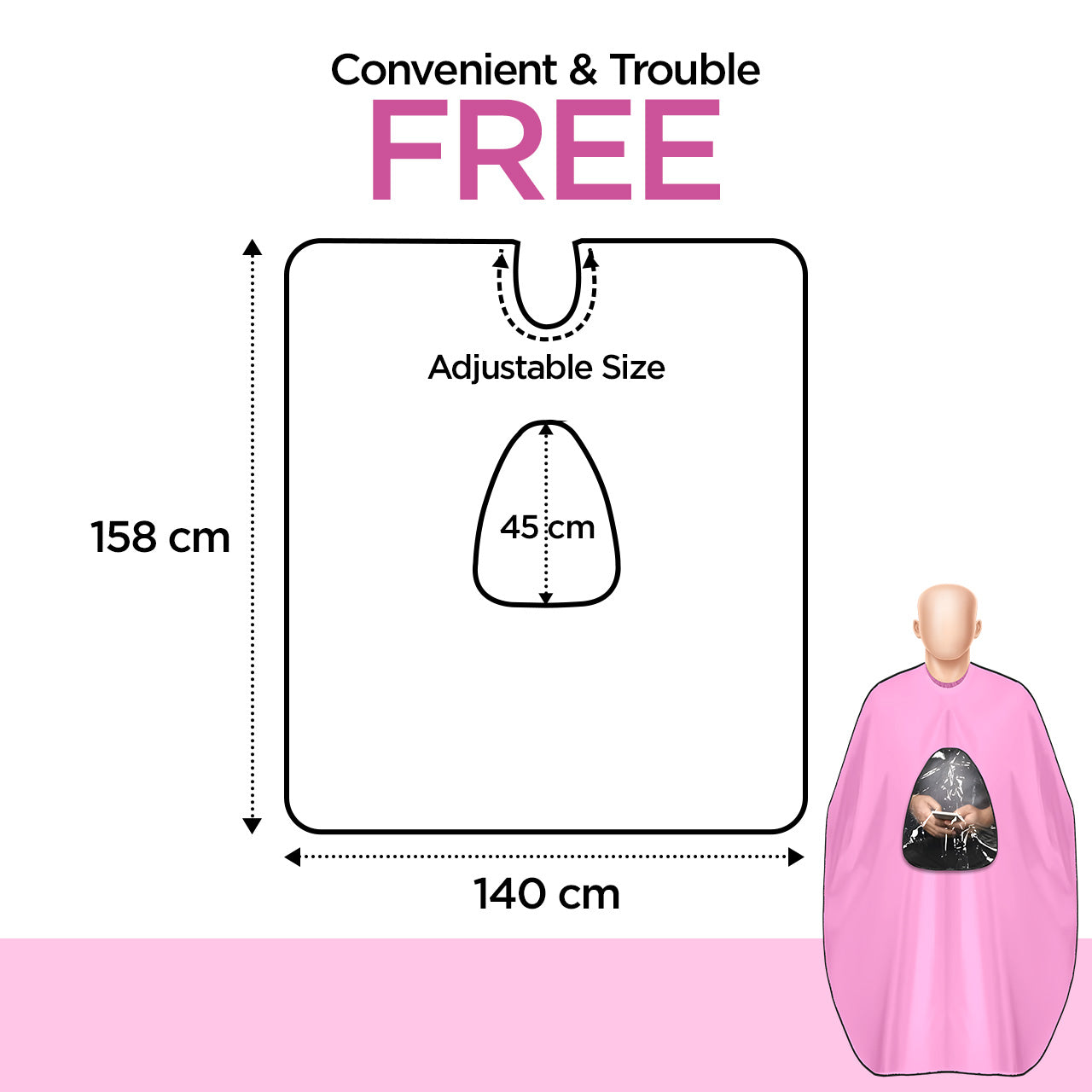 Pink Apron size