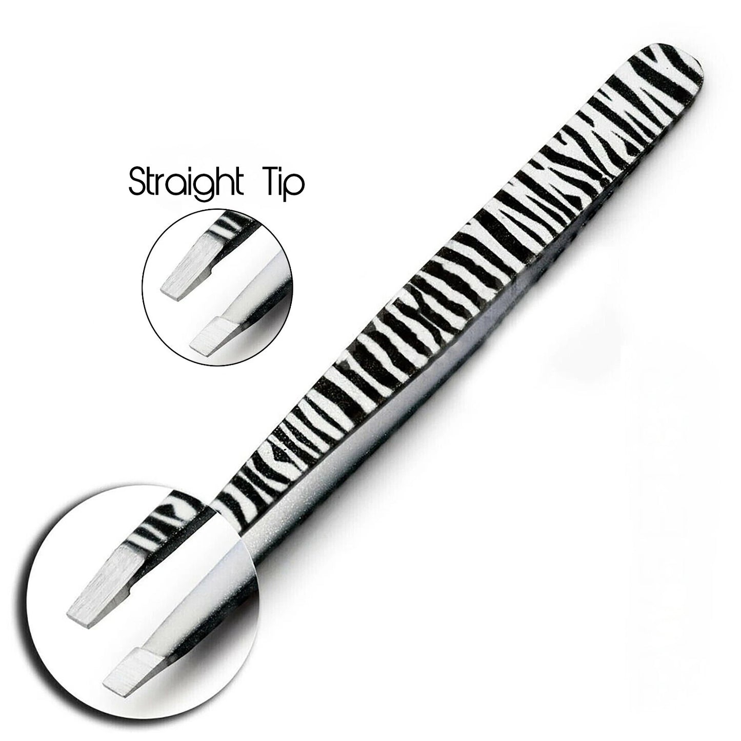 6 Piece Tweezers Set for Facial Hair and Precision Grooming