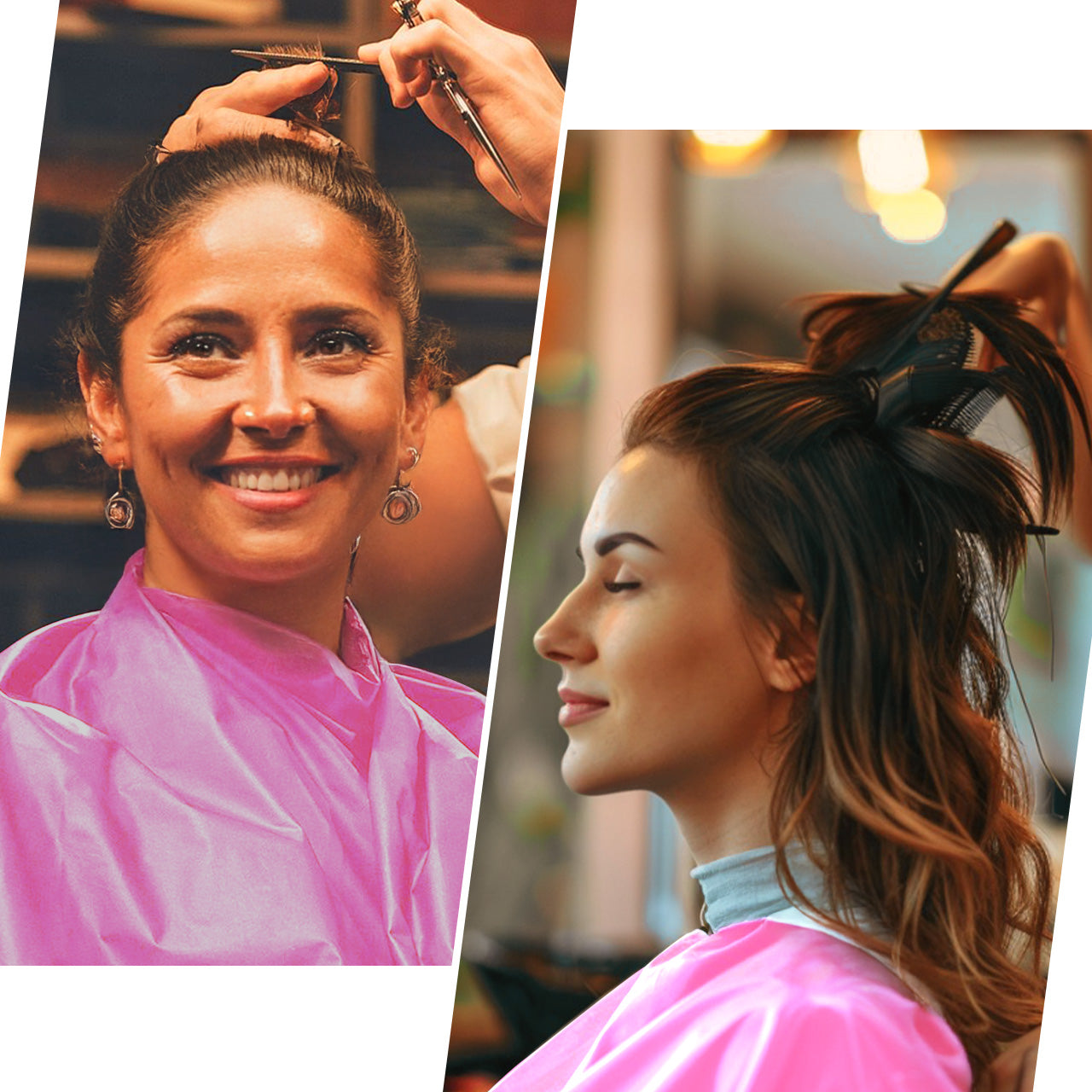 Pink Apron for salon women