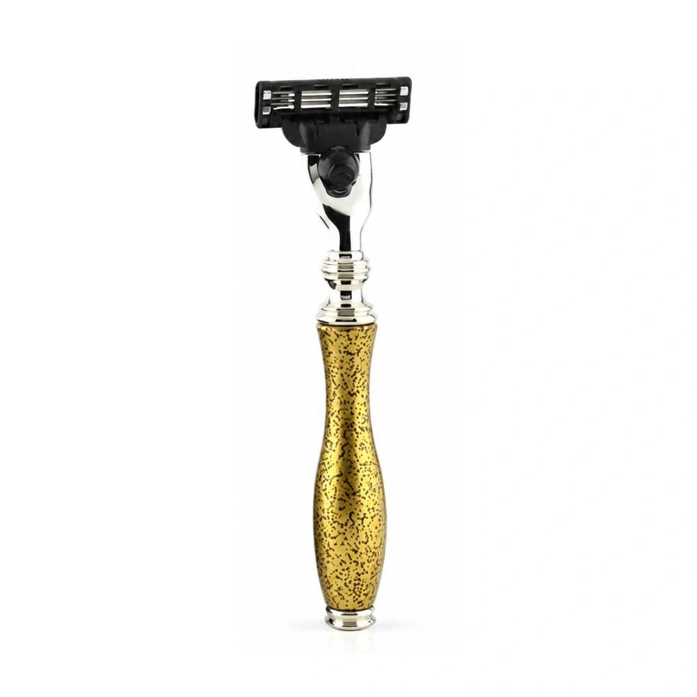 Antique Gold 3 Edge Shaving Razor