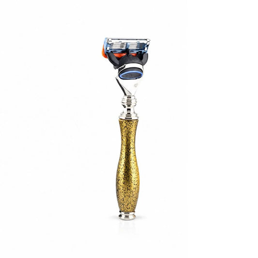 Antique Metallic Gold 5-Blade Razor