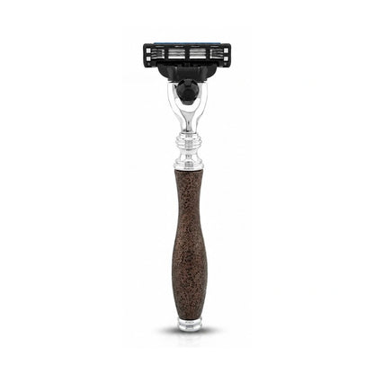 Antique Metallic Maroon 3 Edge Razor