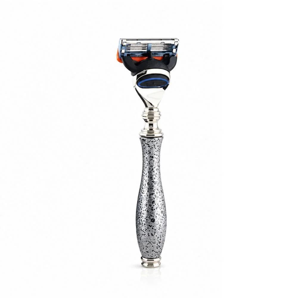Antique Silver 5-edge razor