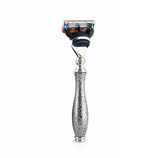 Antique Silver 5-edge razor