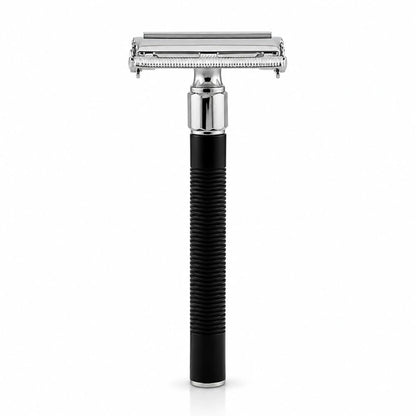 Black Handle Butterfly Safety Razor
