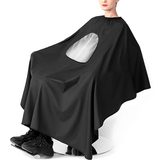 Black Apron with a Mobile-Friendly Transparent Window