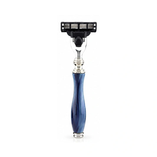 Blue Vireo Grip Triple Blade Safety Razor