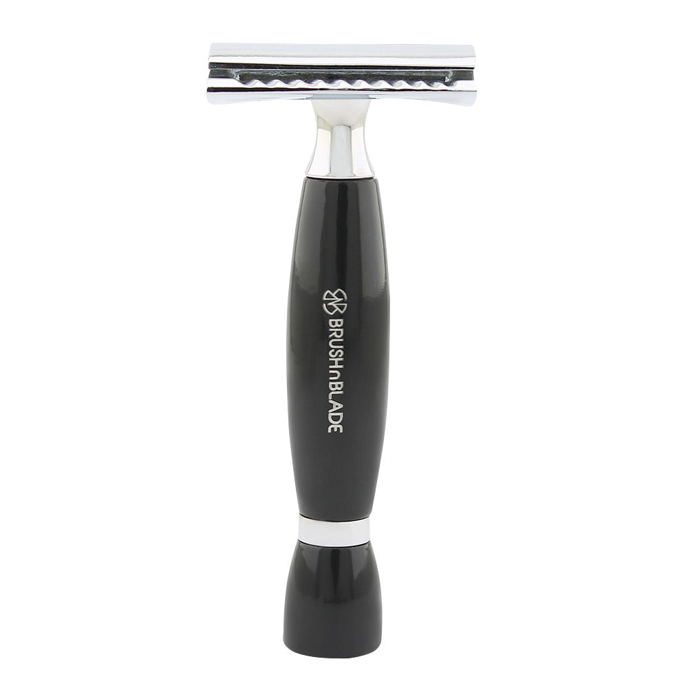 Grain & Edge Safety Razor with Leather Pouch for Men