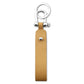 Camel brown Gatsby leather keychain for daily use