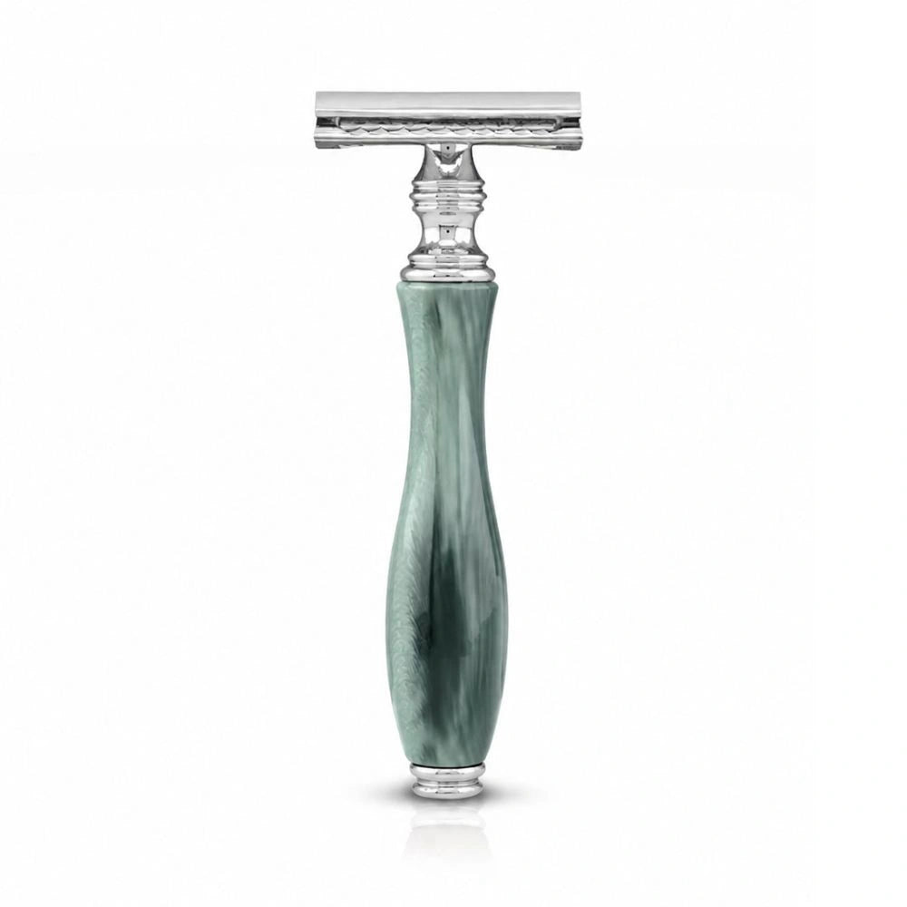 Classic Green Resin Double Edge Safety Razor