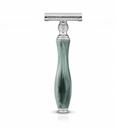 Classic Green Resin Double Edge Safety Razor