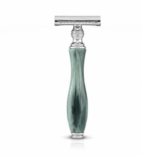 Classic Green Resin Double Edge Safety Razor