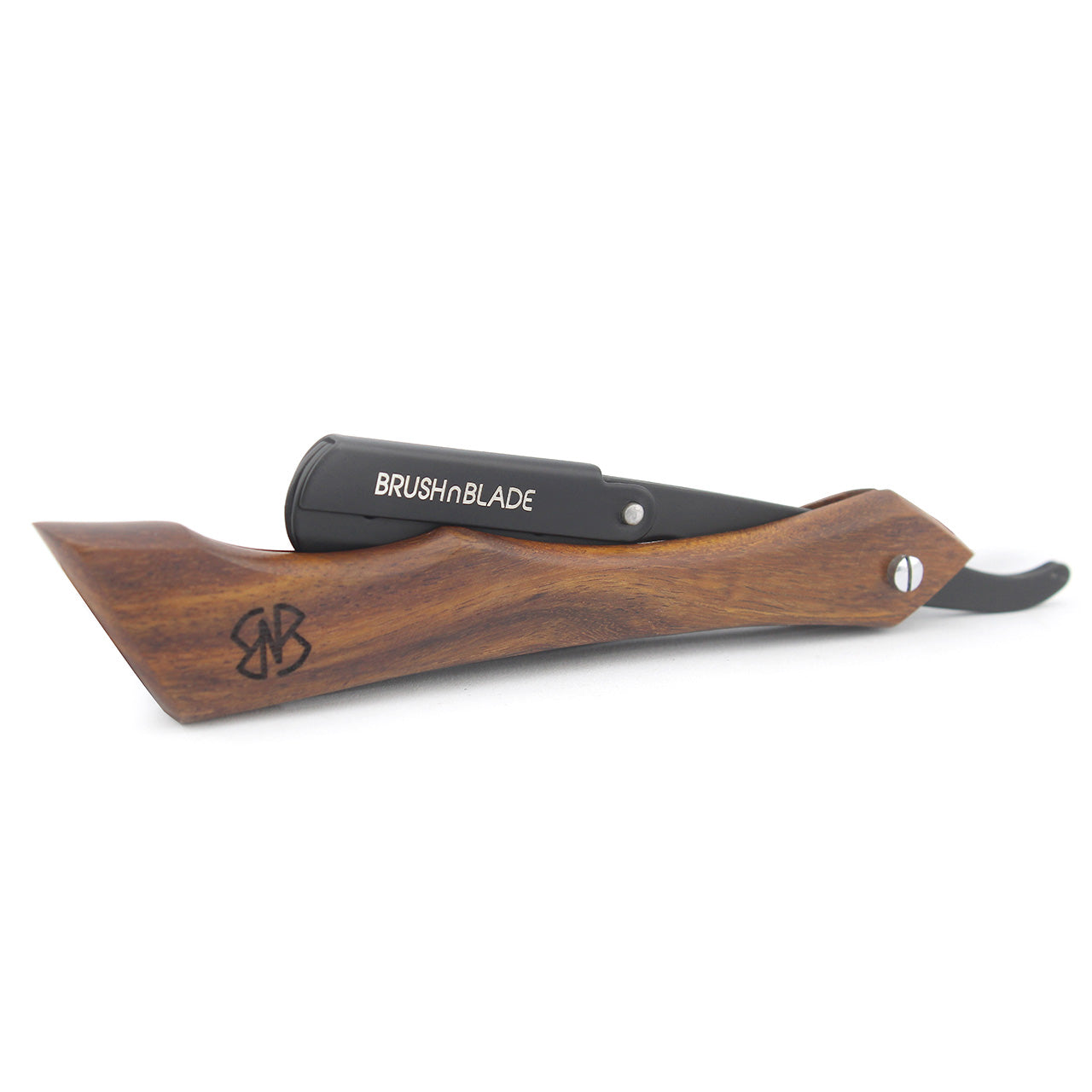 Classic Cut Throat Razor with Elegant Light Wood Handle
