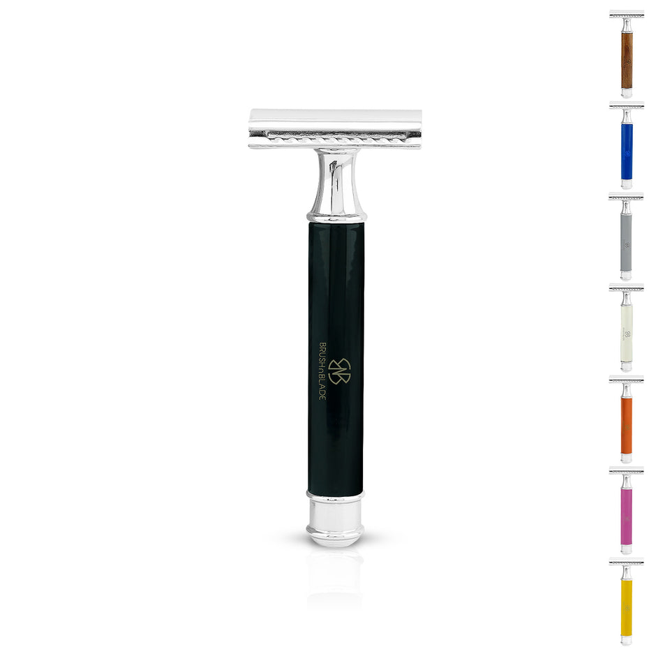 Rounded Head Razor Double Edge Safety Razors Built for a Classic Close Shave – BrushnBlade