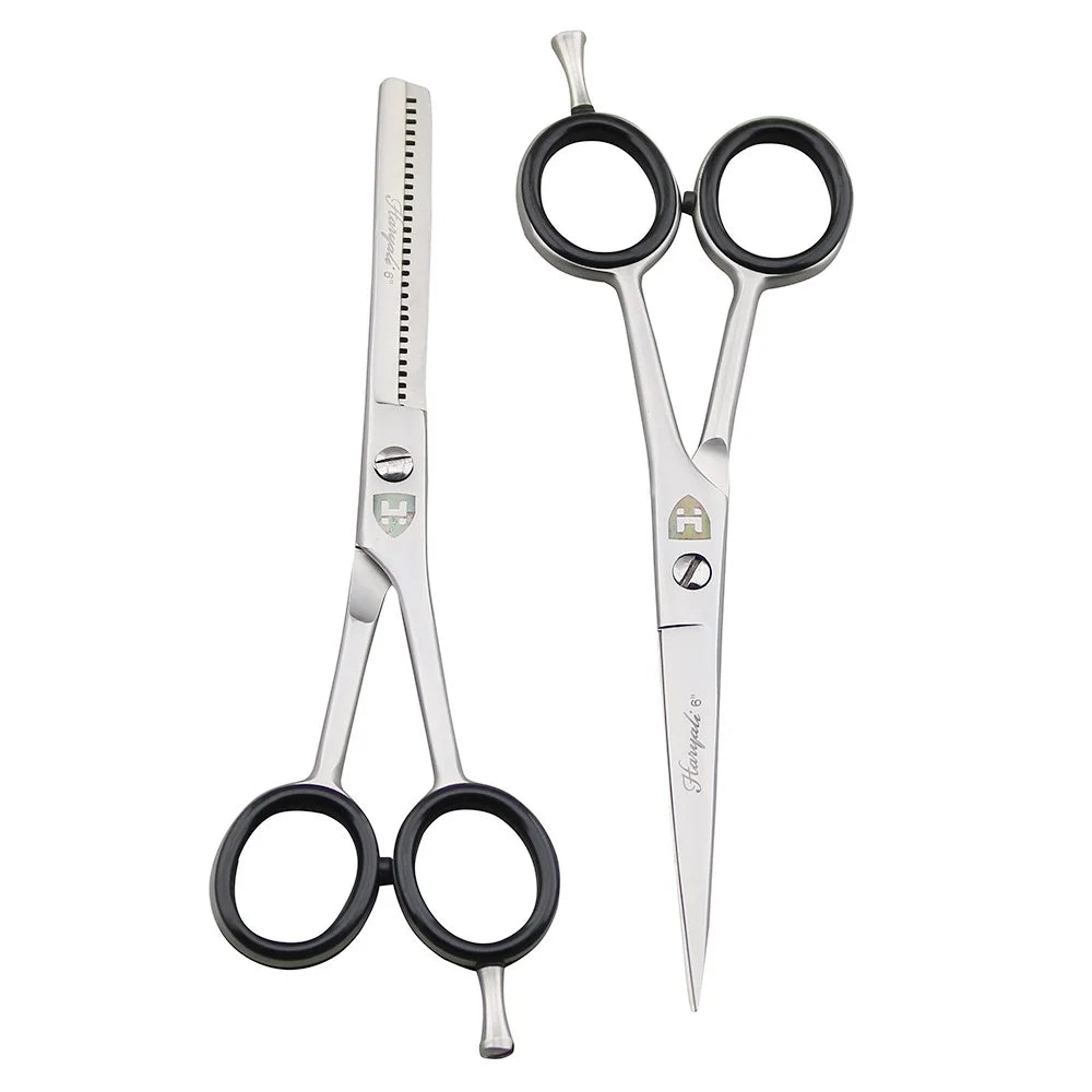 Hairdressing Scissor Set with Cutting and Thinning Scissors 6 Inch