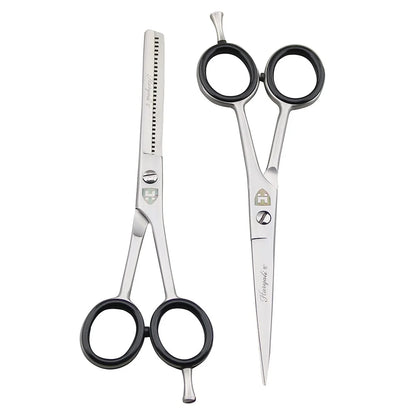 Hairdressing Scissor Set with Cutting and Thinning Scissors 6 Inch