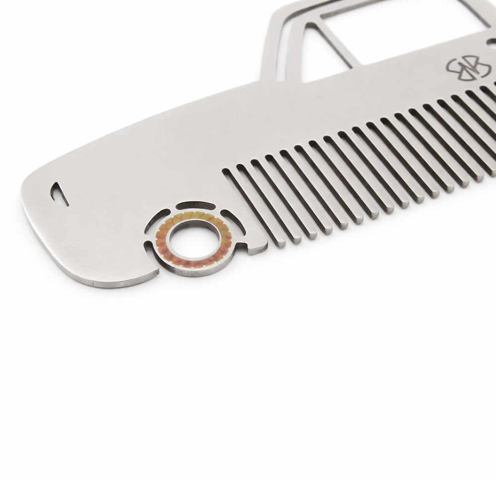 Vintage Car Shape Stainless Steel Hair Comb