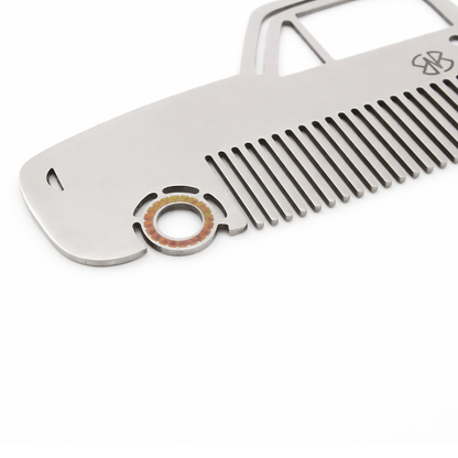 Vintage Car Shape Stainless Steel Hair Comb
