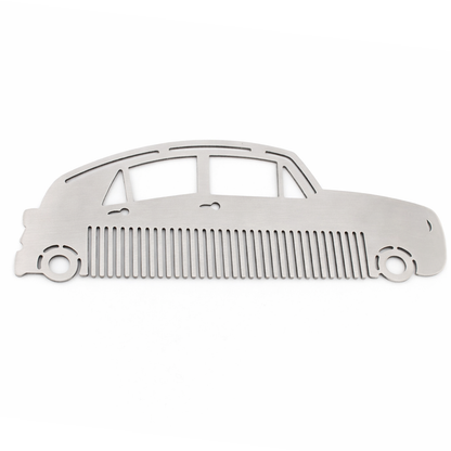 Vintage Car Shape Stainless Steel Hair Comb