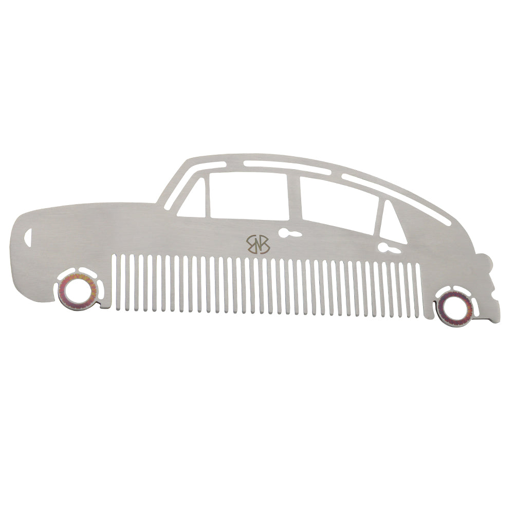 Vintage Car Shape Stainless Steel Hair Comb