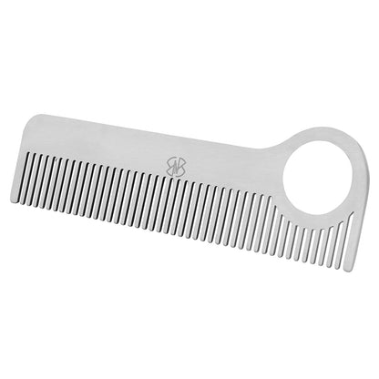 Stainless Steel Loop Handle Hair & Beard Comb