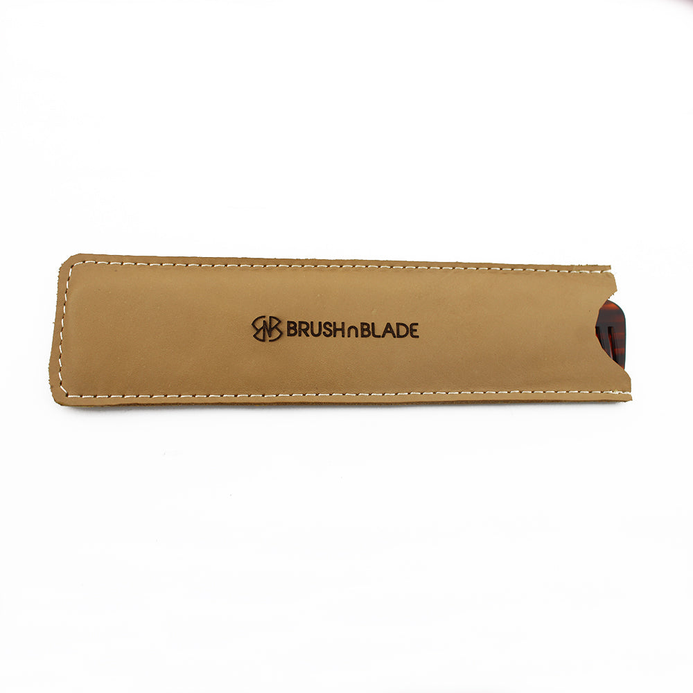 Leather Case for Premium Resin Hair Comb