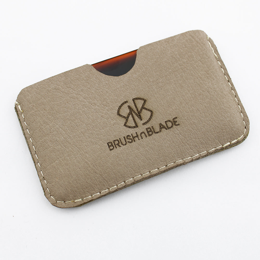 Leather Pouch for Top-Tier Plastic Resin Hair Comb