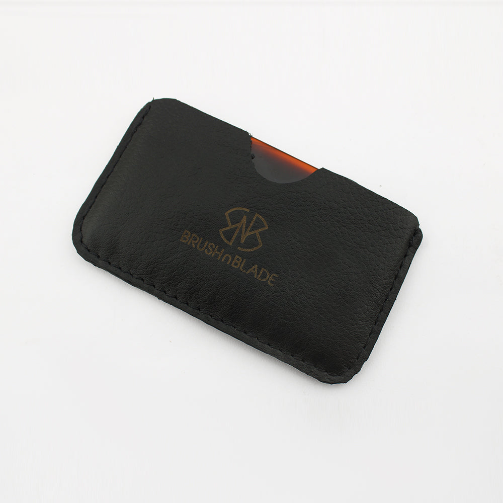 Leather Pouch for Top-Tier Plastic Resin Hair Comb
