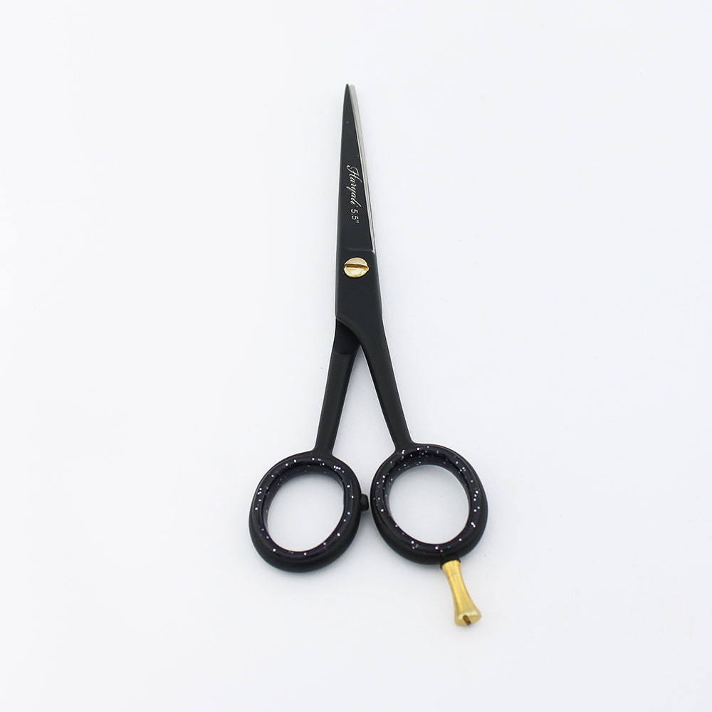 5.5” Black Hairdressing Scissors for Hair Cutting and Grooming