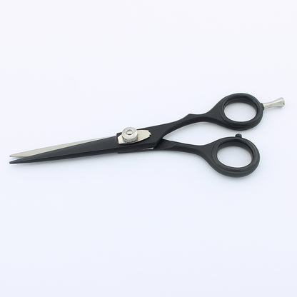 6” Barber Shears with Powder Coating and Genuine Leather Pouch