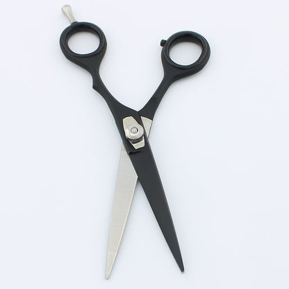 6” Barber Shears with Powder Coating and Genuine Leather Pouch