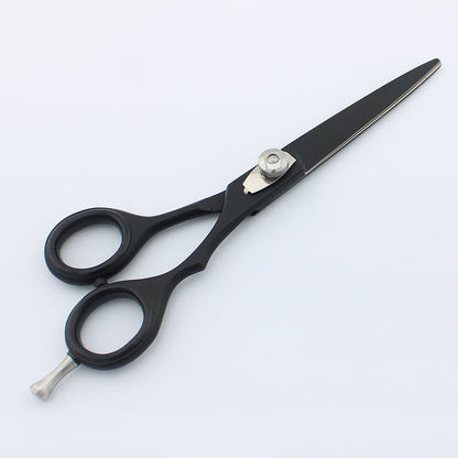6” Barber Shears with Powder Coating and Genuine Leather Pouch