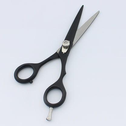 6” Barber Shears with Powder Coating and Genuine Leather Pouch