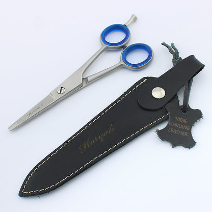 5” Professional Barber Scissors with Leather Pouch