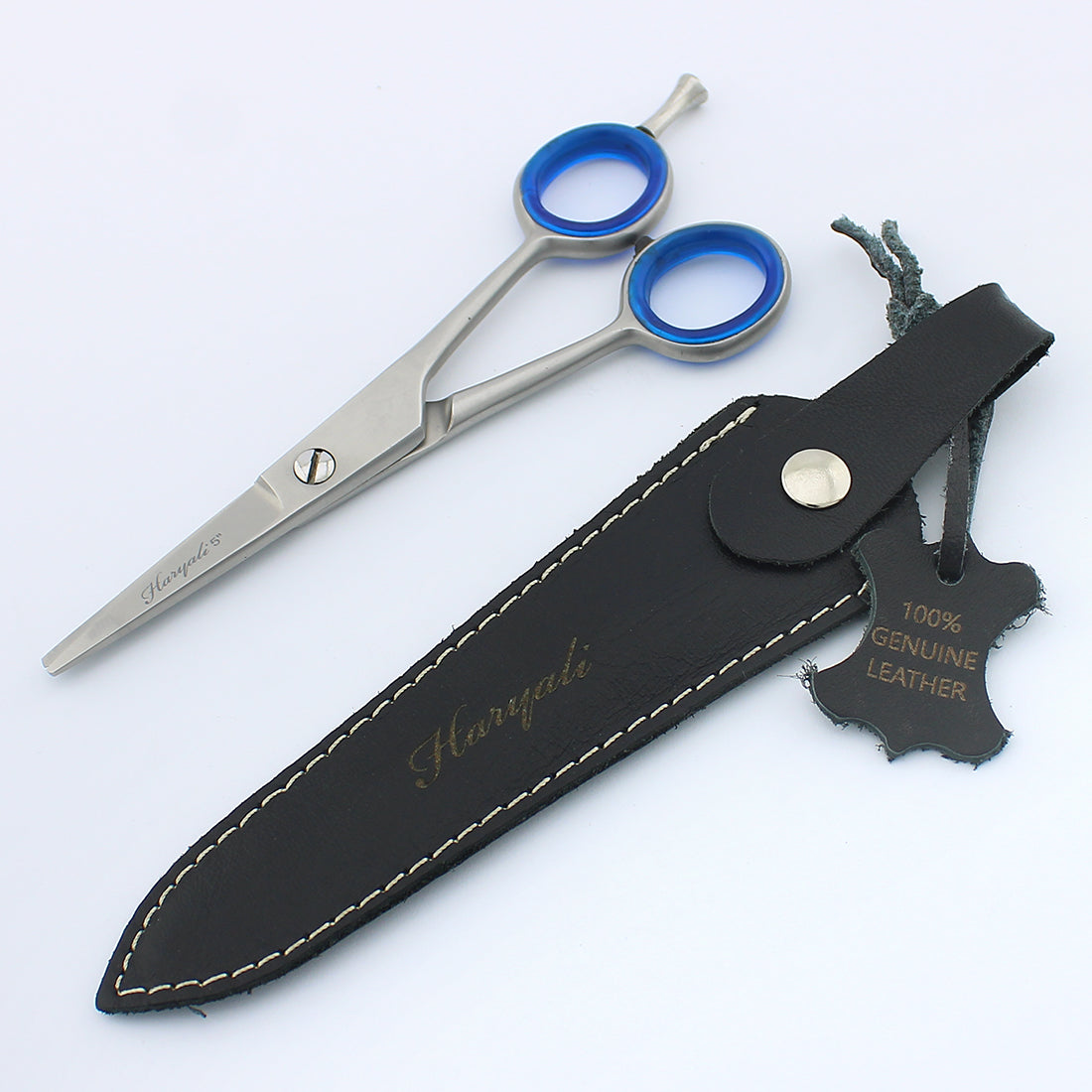 5” Professional Barber Scissors with Leather Pouch