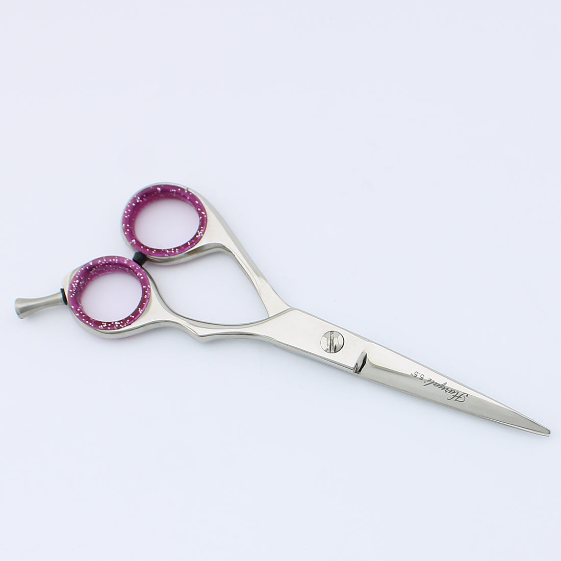 5.5” Professional Stainless Steel Hair Cutting Scissor with Leather Pouch