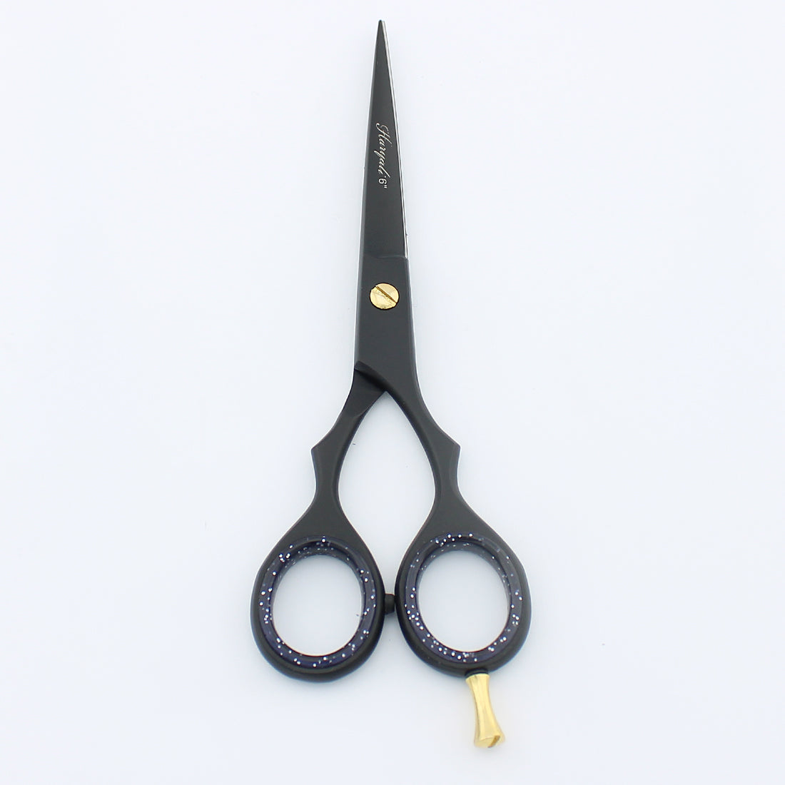 6” Stainless Steel Black Professional Hair Cutting Scissors
