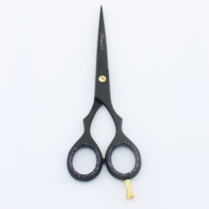 6” Stainless Steel Black Professional Hair Cutting Scissors