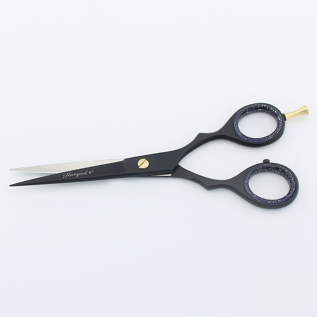 6” Stainless Steel Black Professional Hair Cutting Scissors