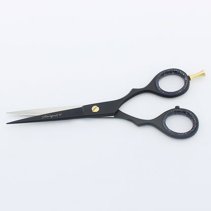 6” Stainless Steel Black Professional Hair Cutting Scissors