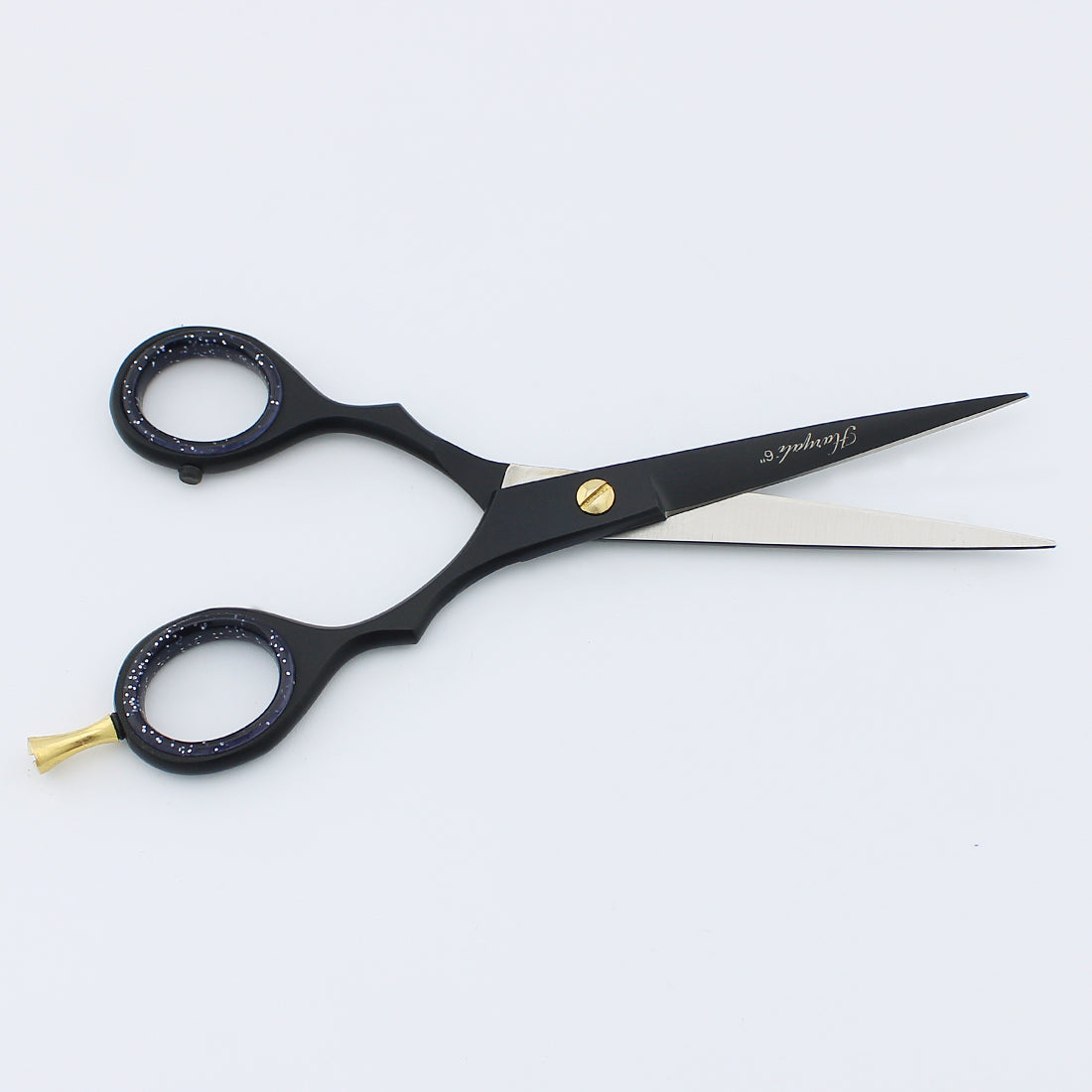 6” Stainless Steel Black Professional Hair Cutting Scissors
