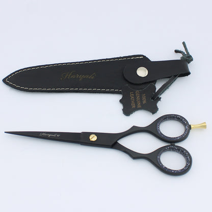 6” Stainless Steel Black Professional Hair Cutting Scissors